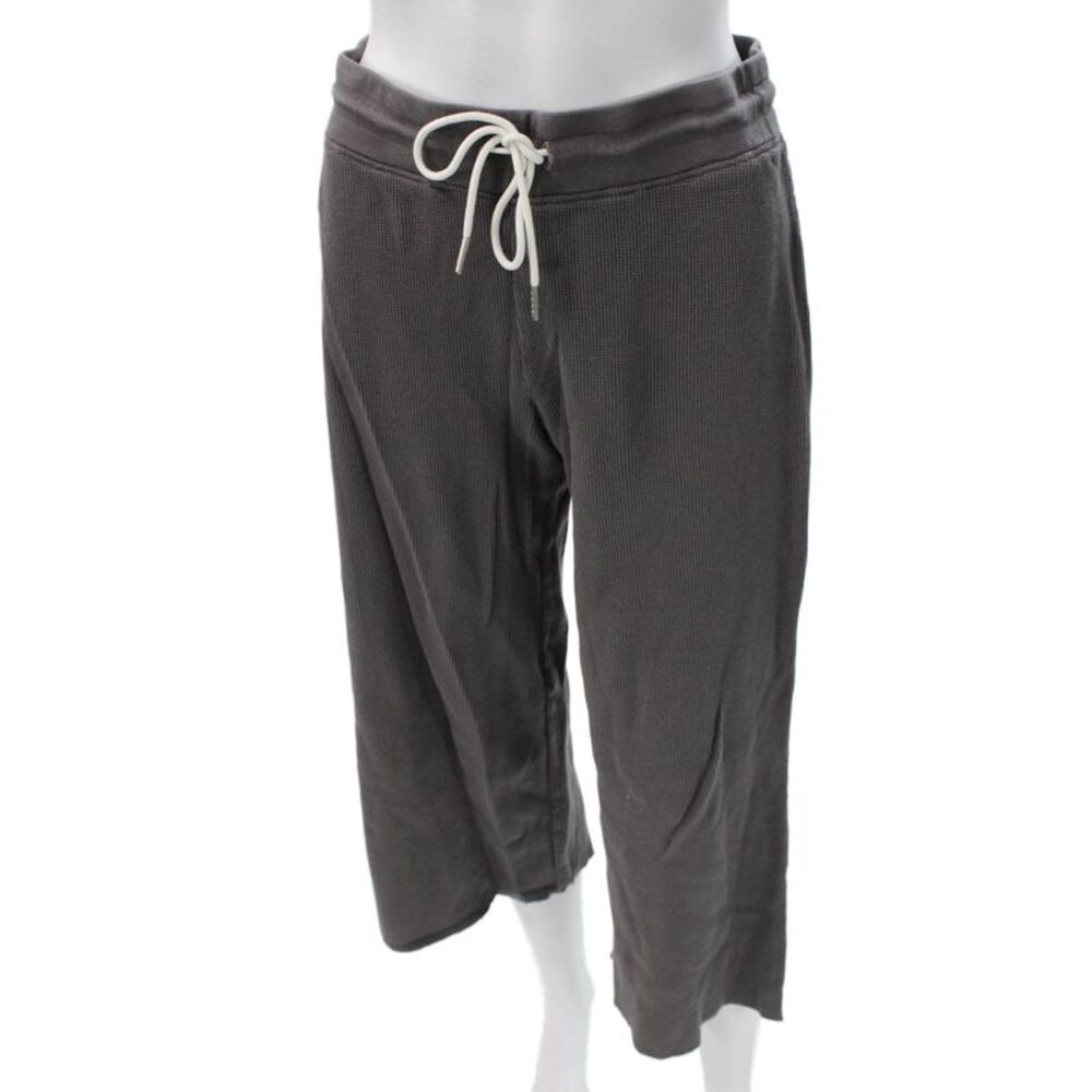 Mate Womens Sweatpants Gray Drawstring Cotton Size S
